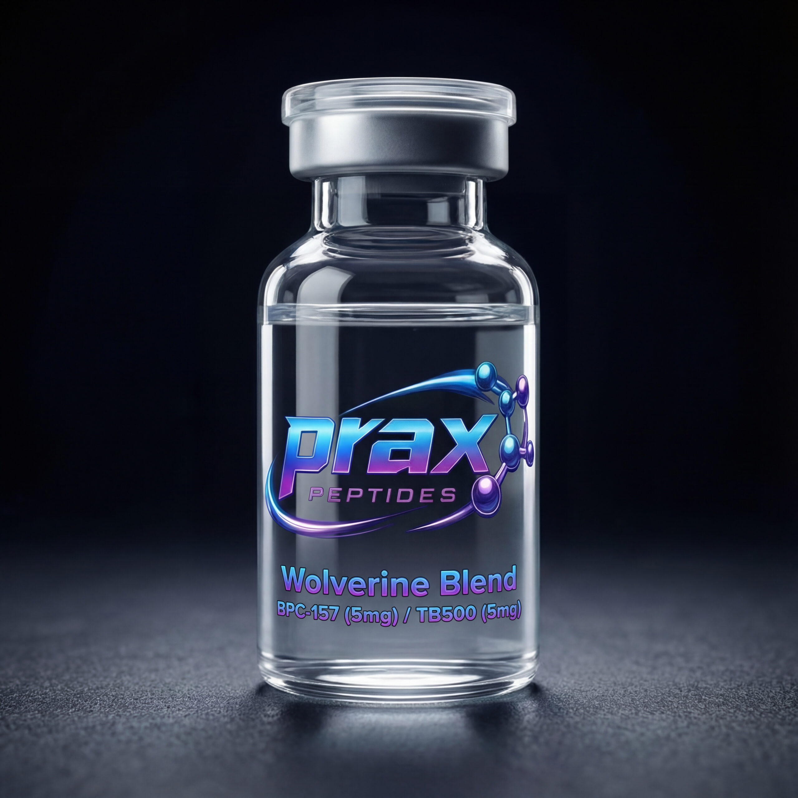 Wolverine Blend – BPC-157 (5mg) TB500 (5mg)Blend BPC-157 and TB-500 peptide stack by Prax Peptides