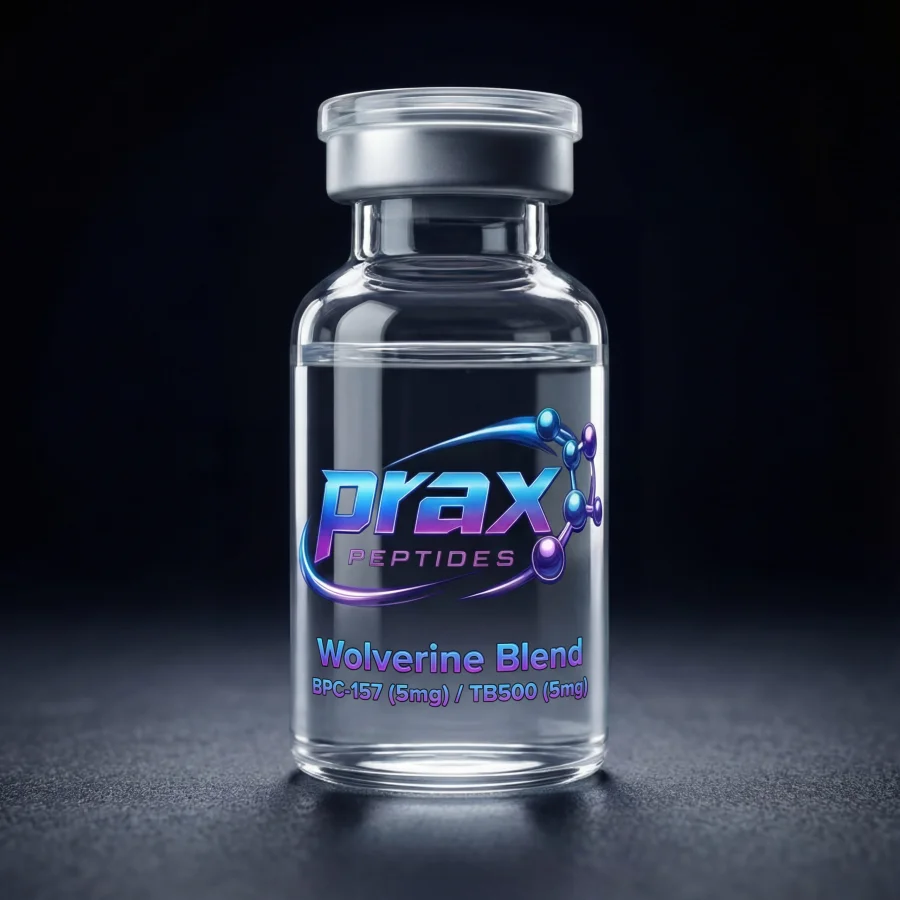 Wolverine Blend - BPC-157 5MG and TB-500 5MG peptide stack by Prax Peptides
