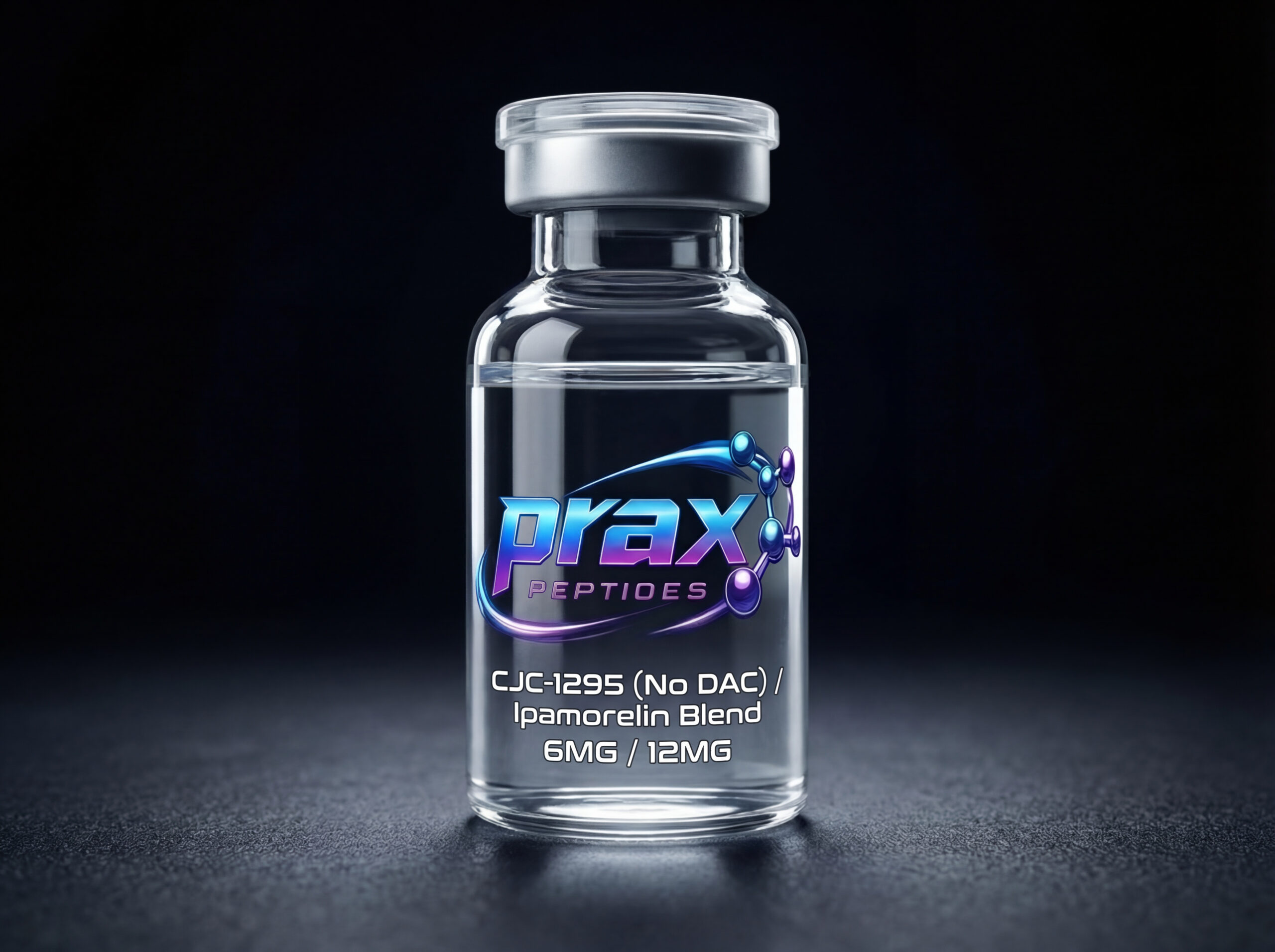 CJC-1295 No DAC 6MG and Ipamorelin 12MG blend by Prax Peptides