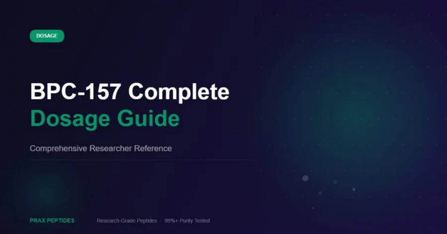 BPC-157 complete dosage guide