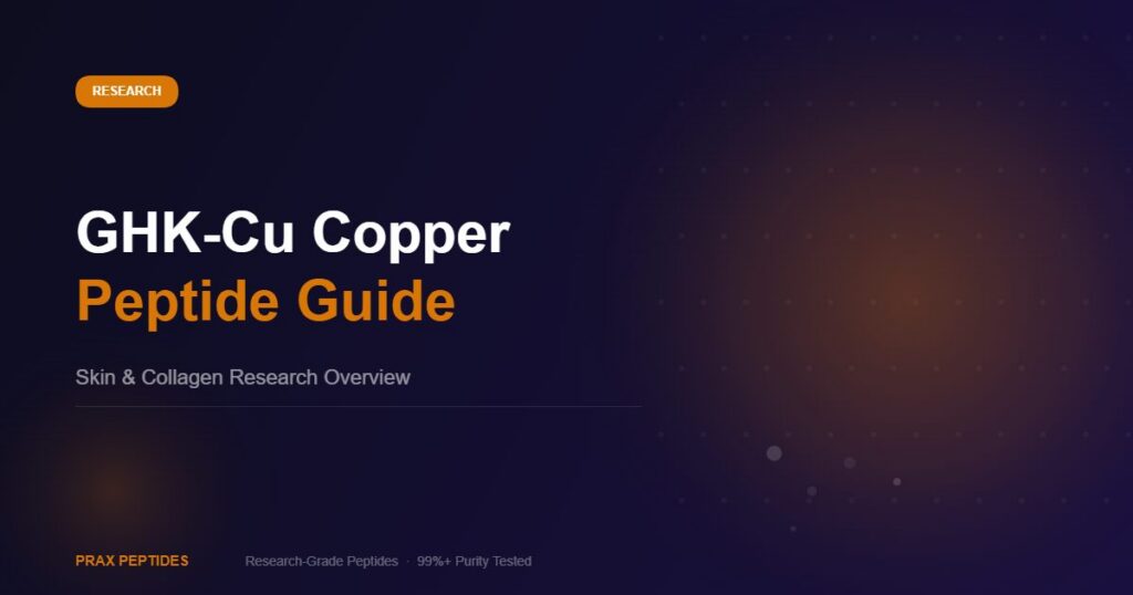 GHK-Cu copper peptide research guide