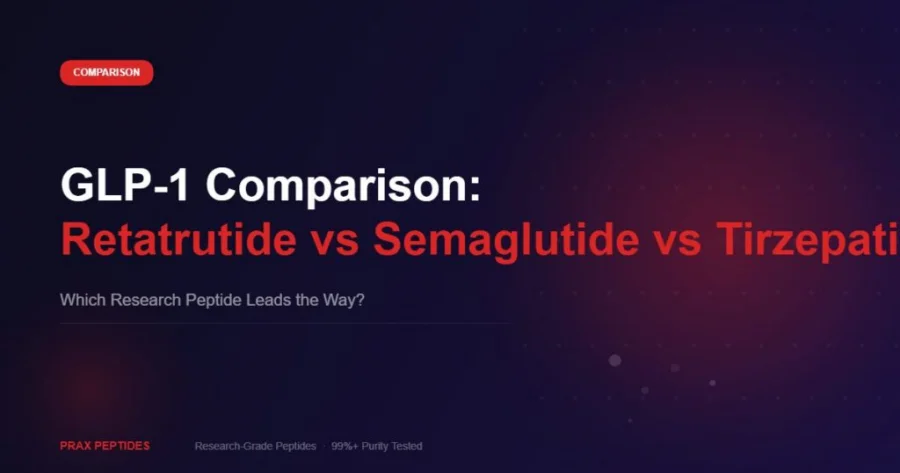 GLP-1 comparison retatrutide semaglutide tirzepatide