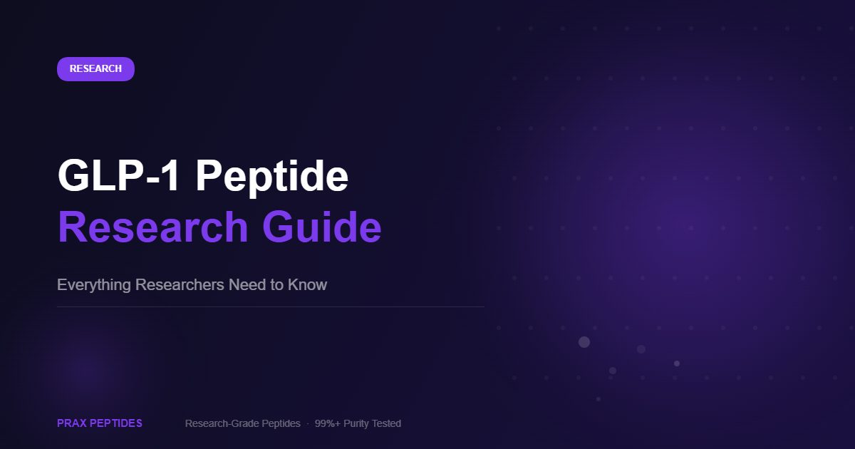 GLP-1 peptide research guide overview