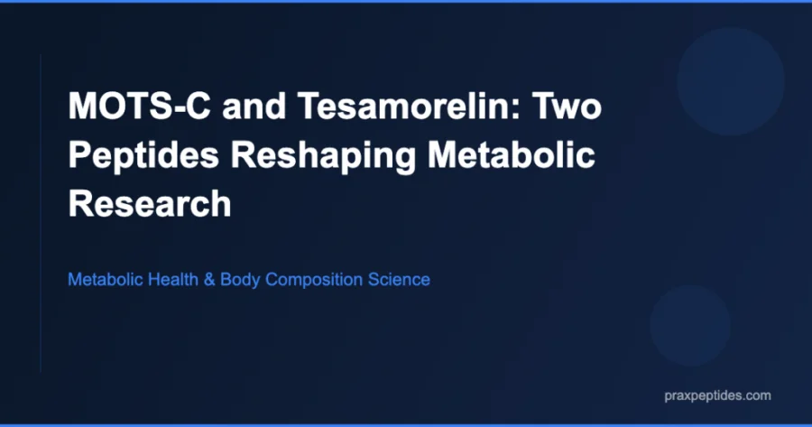 MOTS-C Tesamorelin Featured Image — research peptide from Prax Peptides