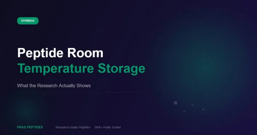 Peptide room temperature storage guide