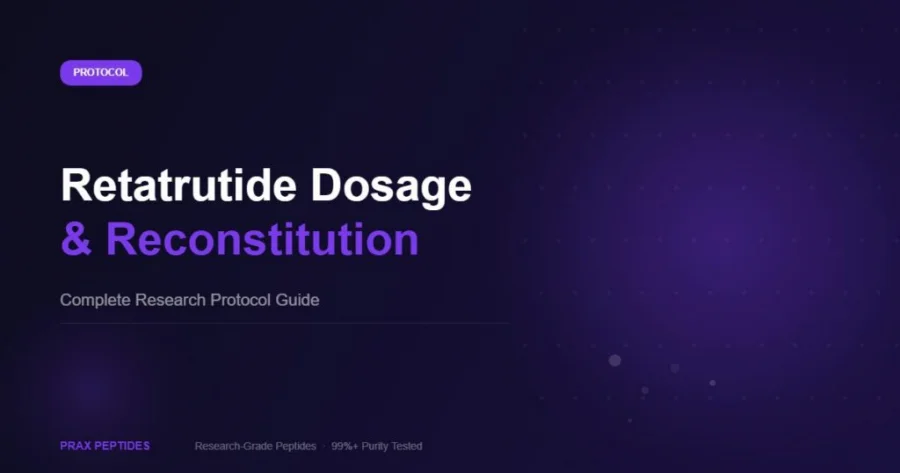 Retatrutide dosage and reconstitution guide