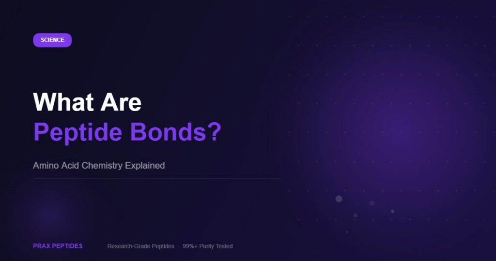 What are peptide bonds amino acid chemistry